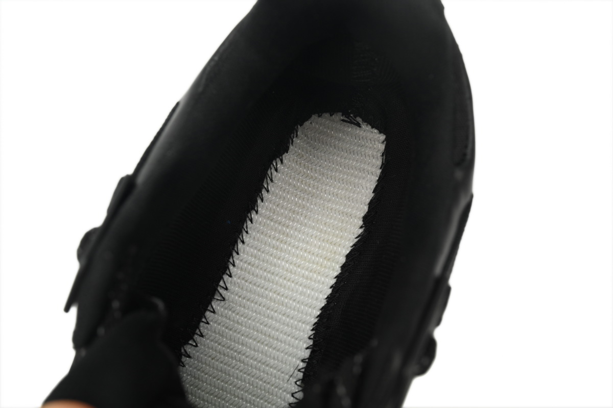 Moncler Trailgrip Leather Black And White J109B 4M00020 M3211