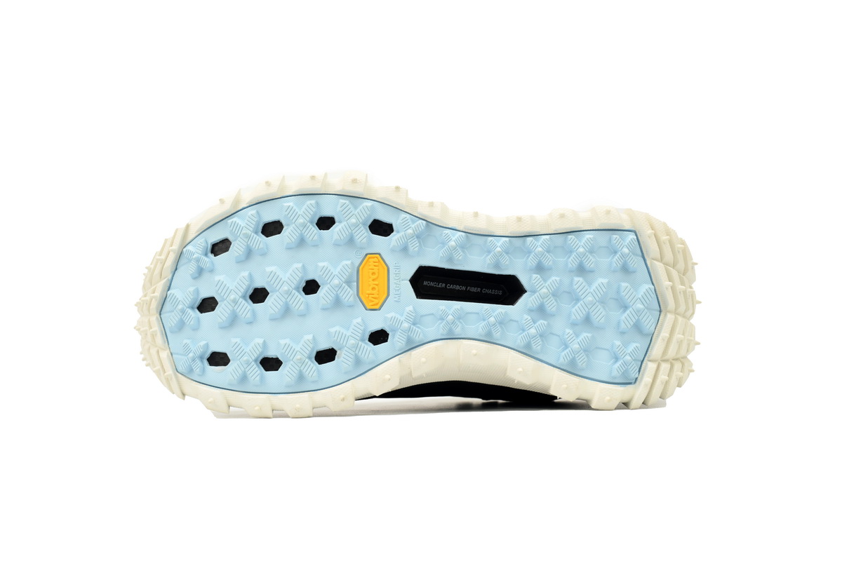 Moncler Trailgrip Leather Black And White J109B 4M00020 M3211