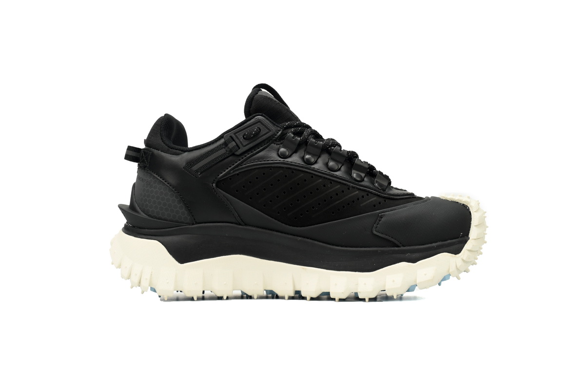 Moncler Trailgrip Leather Black And White J109B 4M00020 M3211