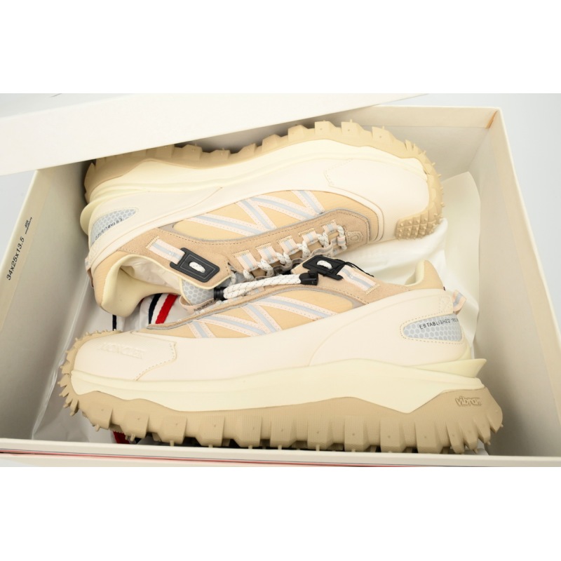 Moncler Trailgrip Leather Khaki J109B 4M00110 M4292