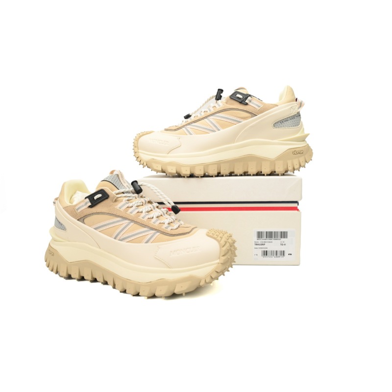 Moncler Trailgrip Leather Khaki J109B 4M00110 M4292