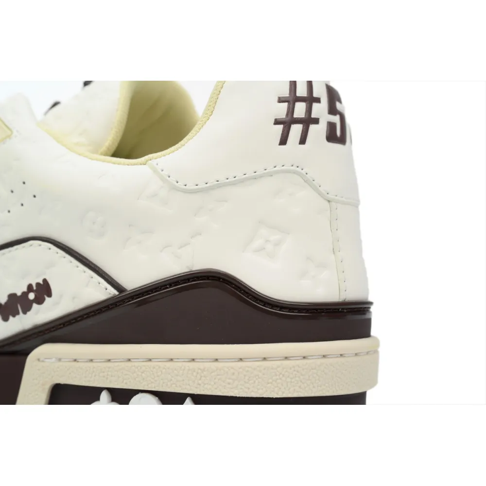 Louis Vuitton by Tyler, the Creator LV Trainer White Mocha 1ACR5I