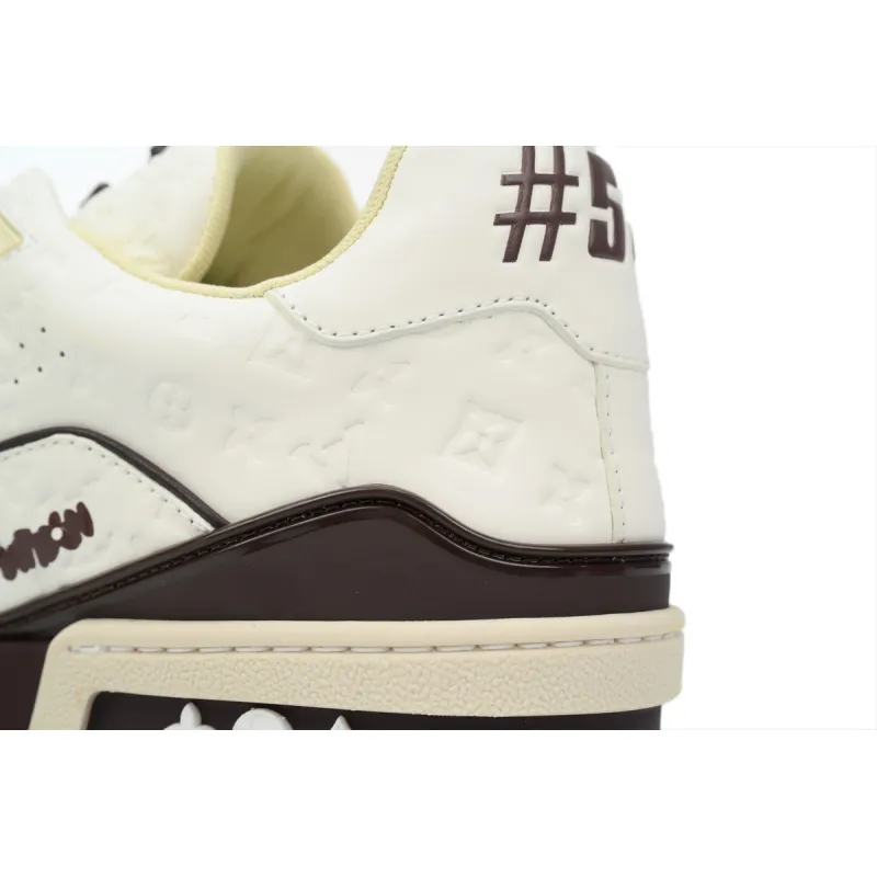 Louis Vuitton by Tyler, the Creator LV Trainer White Mocha 1ACR5I