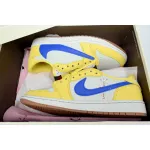 PK God Batch Air Jordan 1 Retro Low OG SP Travis Scott Canary DZ4137-700