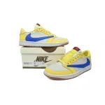 PK God Batch Air Jordan 1 Retro Low OG SP Travis Scott Canary DZ4137-700