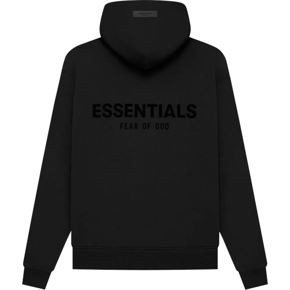 fear of god essentials pullover hoodie stretch limo ss22