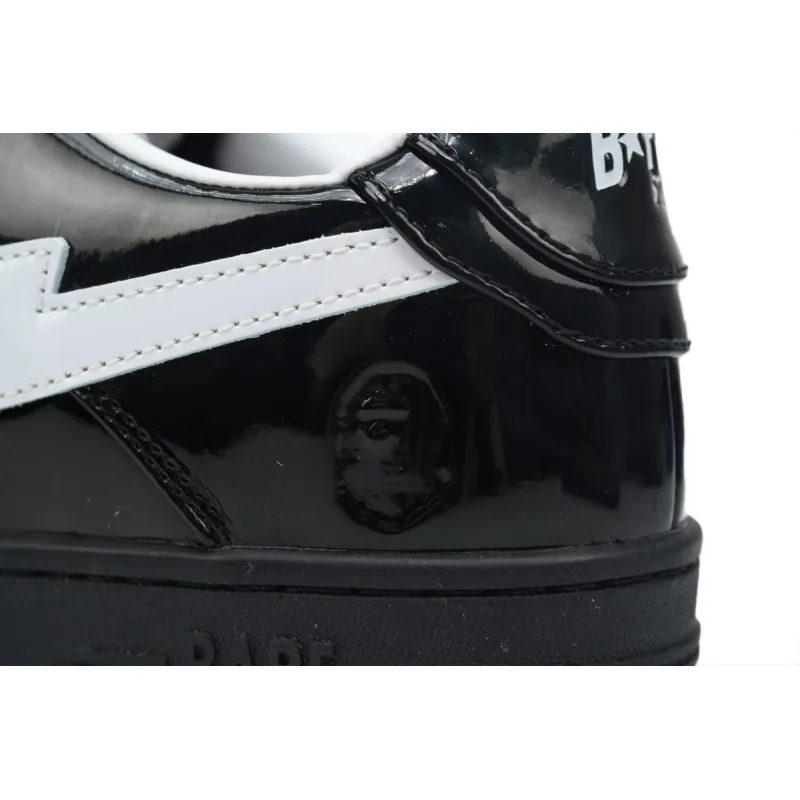 A Bathing Ape Bape Sta #2 Black Patent 0ZXSHW 291 302M