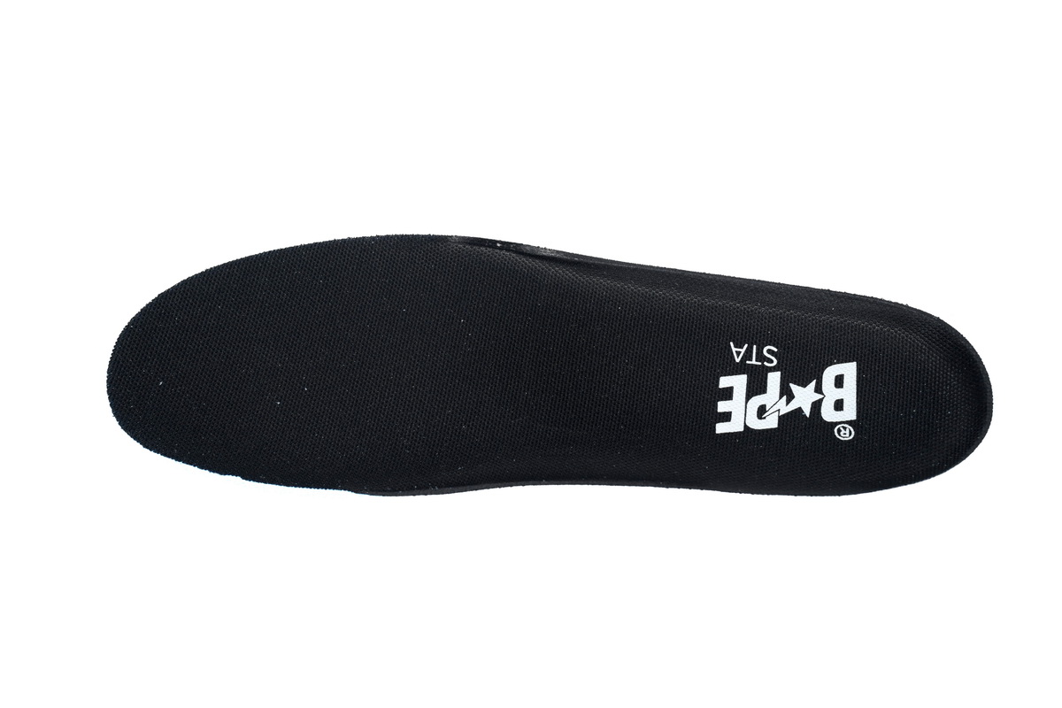 A Bathing Ape Bape Sta Low Black And White OZXSH W291 328