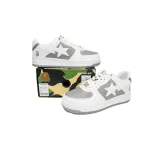 A Bathing Ape Bape Sta Low Grey White OZXSH W291 328