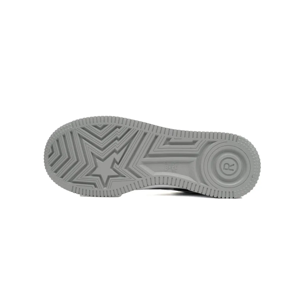 A Bathing Ape Bape Sta Low Grey White OZXSH W291 328