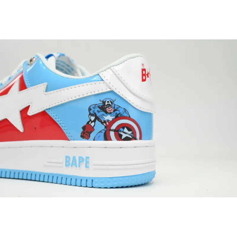 A Bathing Ape Bape Sta Marvel Comics Captain America (Ordinary Shoe Box) 1I73-291-903