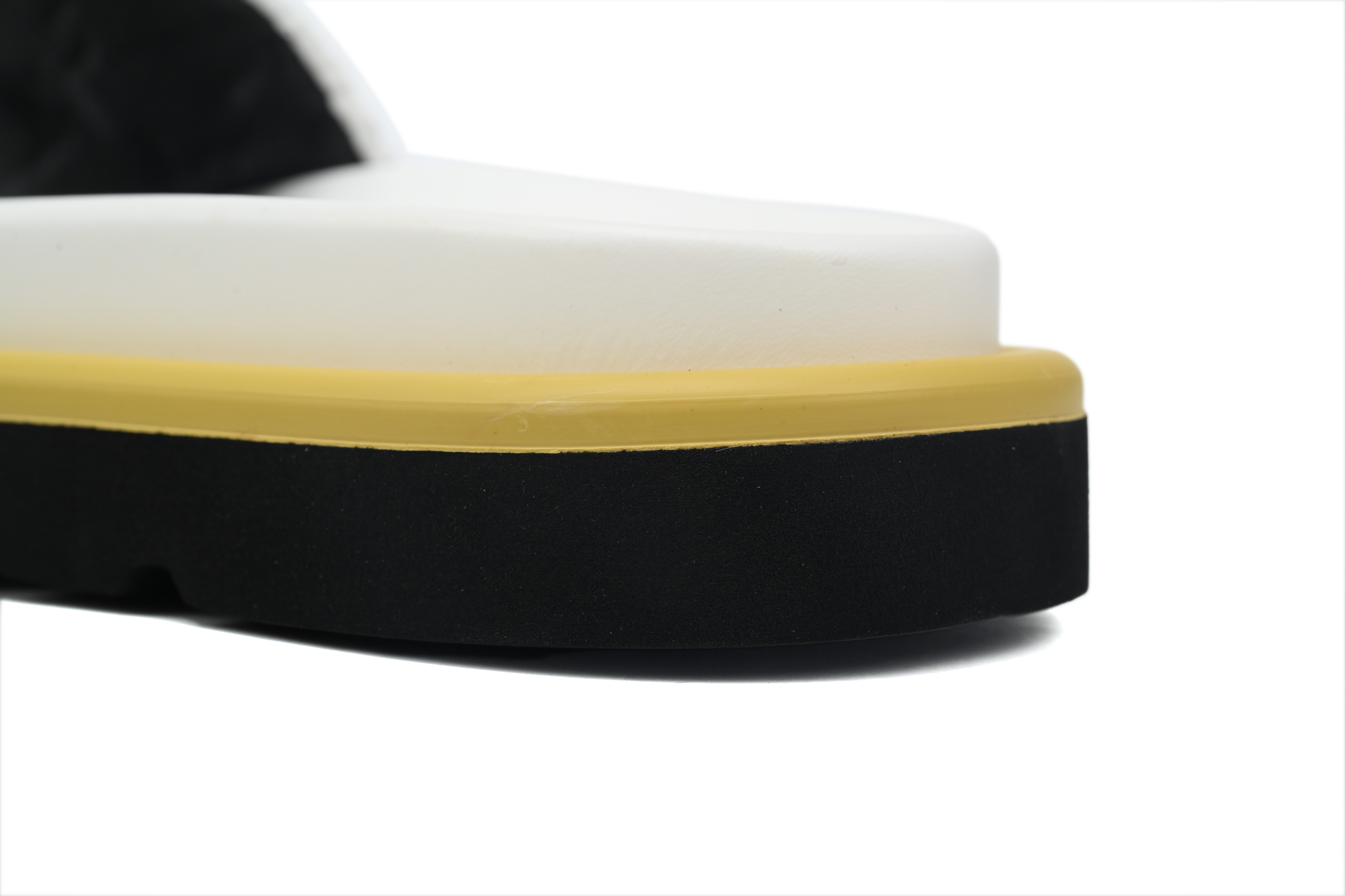 Louis Vuitton White Grid Pool Pillow Comfort Flat Slides