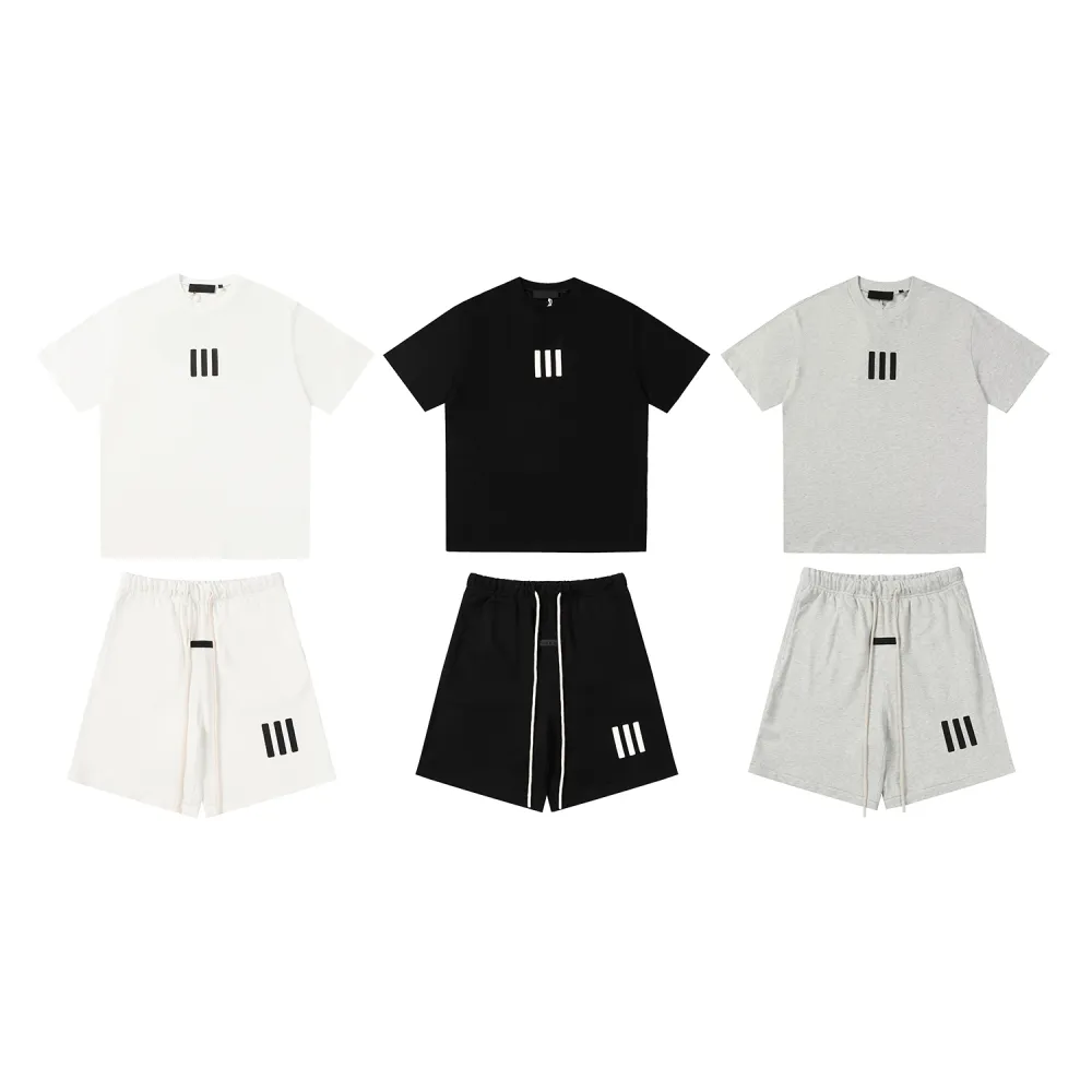 fear of god essentials shorts & t-shirts set cx103lc2938933