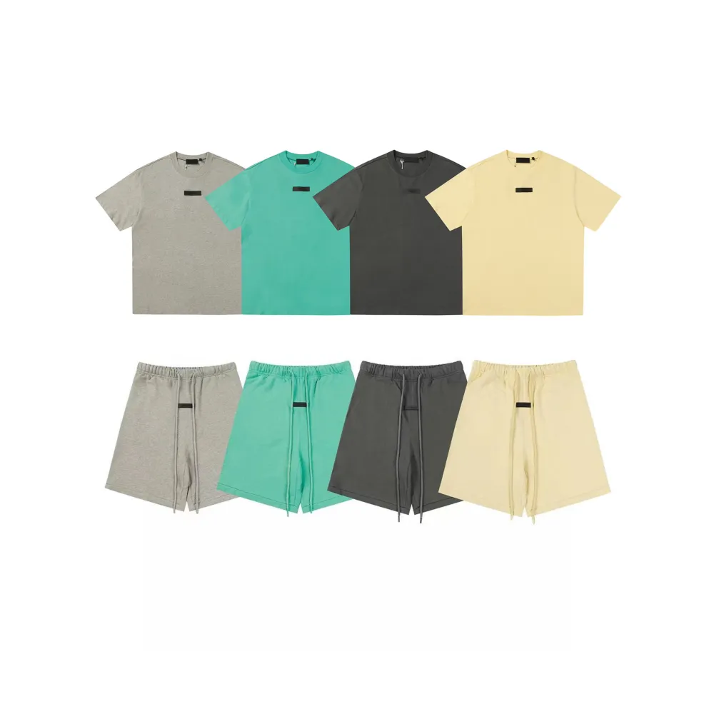 fear of god essentials shorts & t-shirts set cx58 2969986