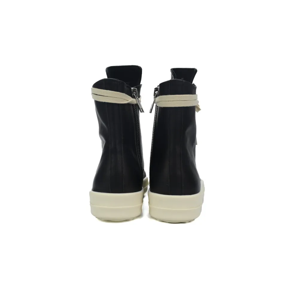 rick owens phlegethon leather high-top sneakers