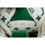 Louis Vuitton Skate Sneaker White Green 1AC520