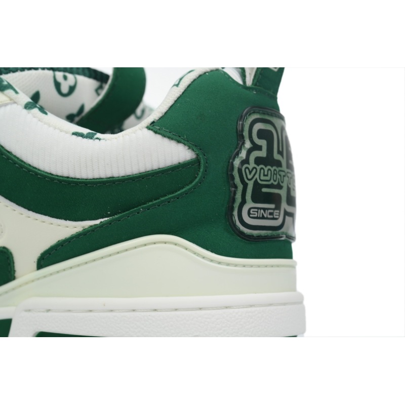 Louis Vuitton Skate Sneaker White Green 1AC520