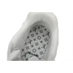 Louis Vuitton Trainer Sneaker All Alligator Leather Grey White