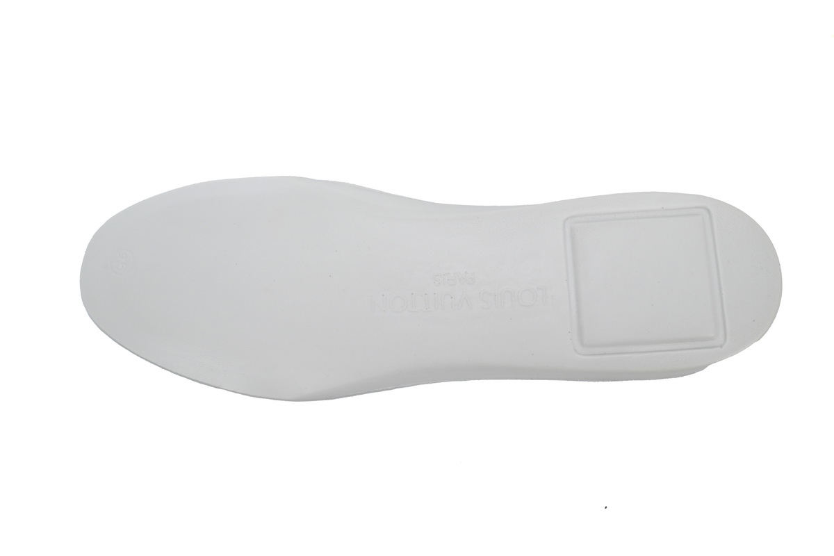 Louis Vuitton Trainer Sneaker All Alligator Leather Grey White