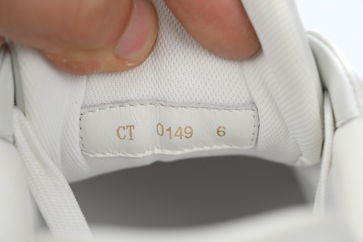 Louis Vuitton Trainer Sneaker All Alligator Leather Grey White