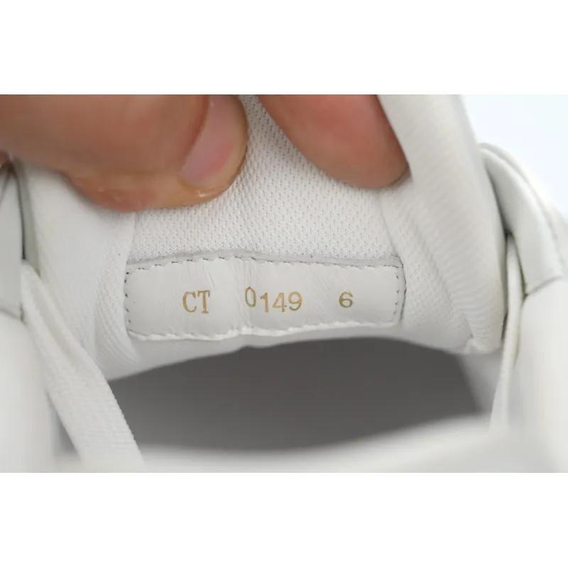 Louis Vuitton Trainer Sneaker All Alligator Leather Grey White