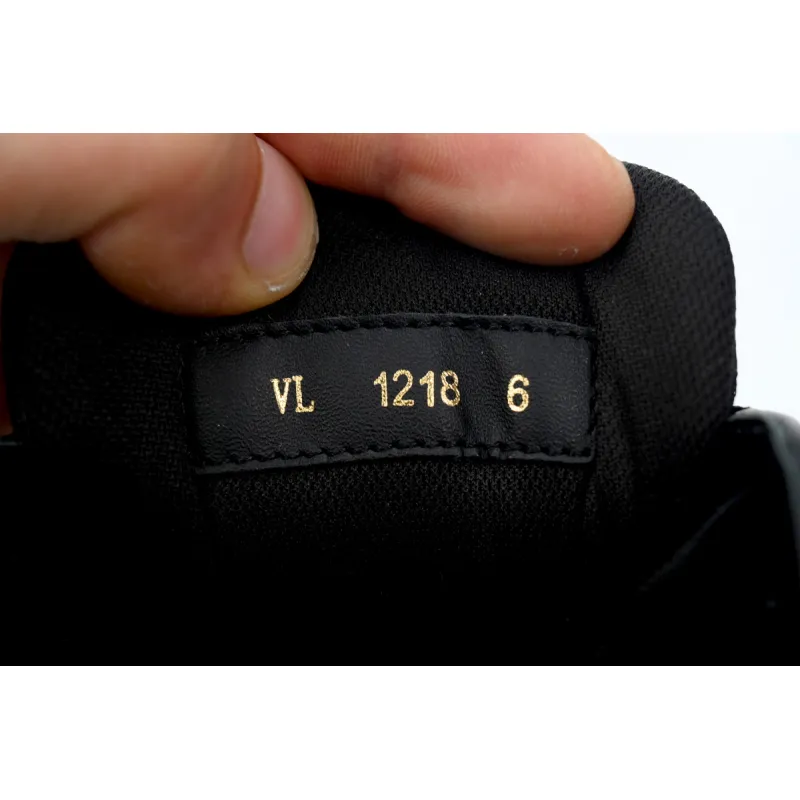 Louis Vuitton Trainer Sneaker Alligator Leather Black