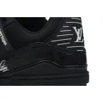Louis Vuitton Trainer Sneaker Alligator Leather Black