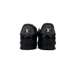 Louis Vuitton Trainer Sneaker Alligator Leather Black