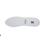 Louis Vuitton Trainer Sneaker Alligator Leather Tongue White Black