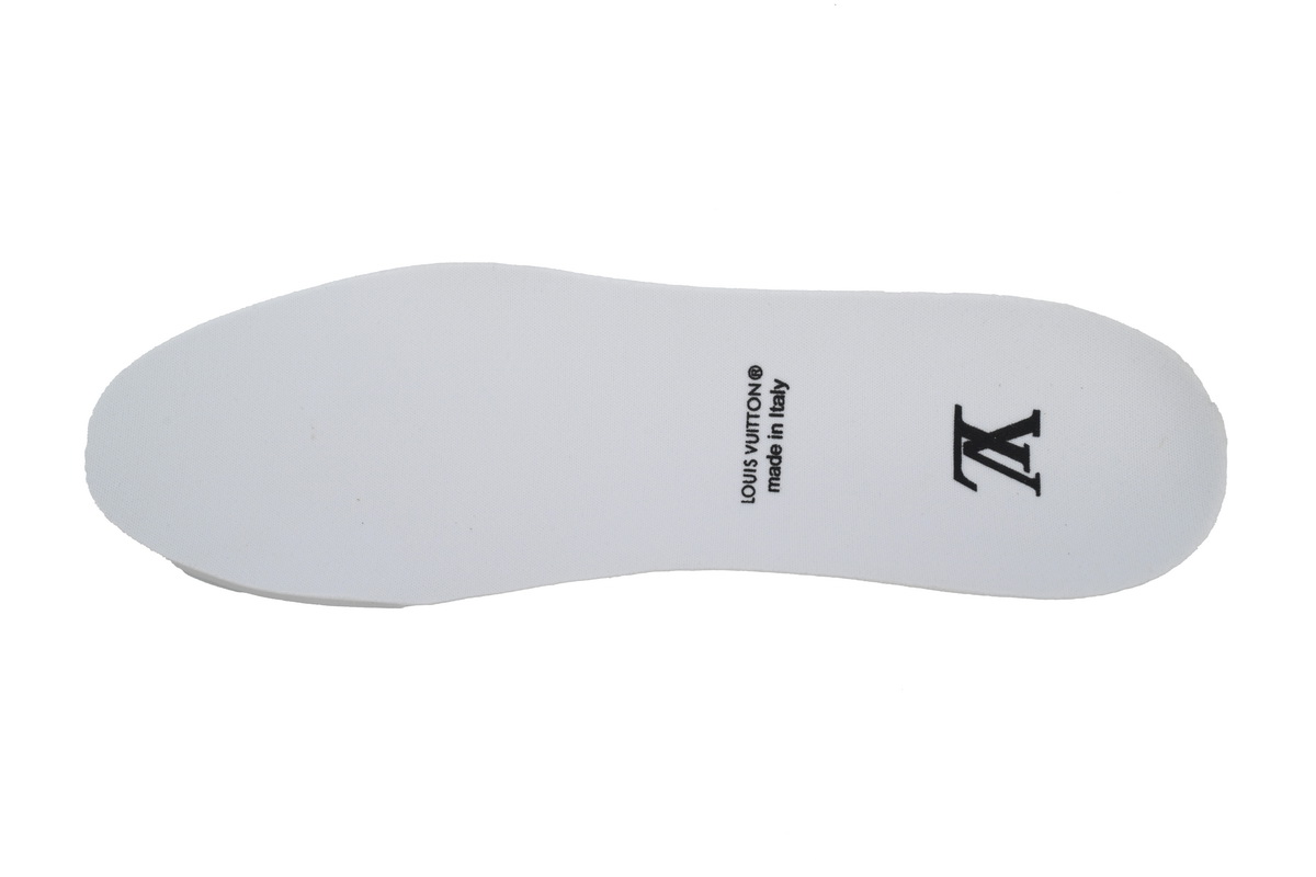 Louis Vuitton Trainer Sneaker Alligator Leather White Gray