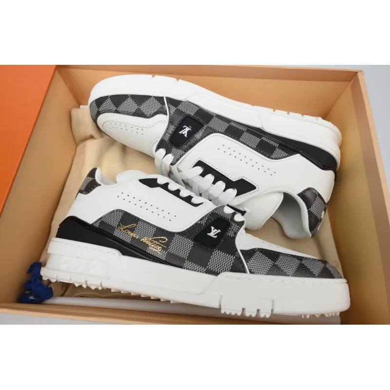 Louis Vuitton Trainer Sneaker Golf White Black
