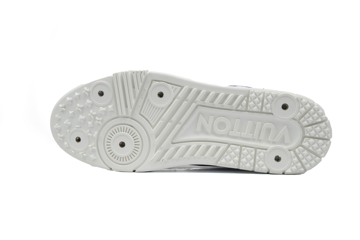 Louis Vuitton Trainer Sneaker Golf White Blue