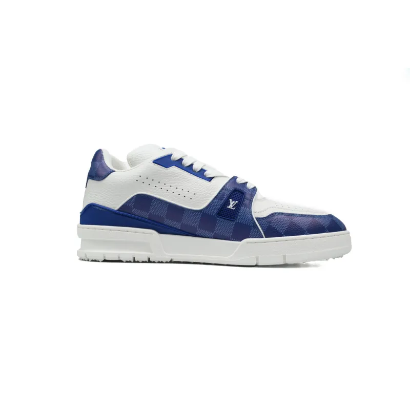 Louis Vuitton Trainer Sneaker Golf White Blue