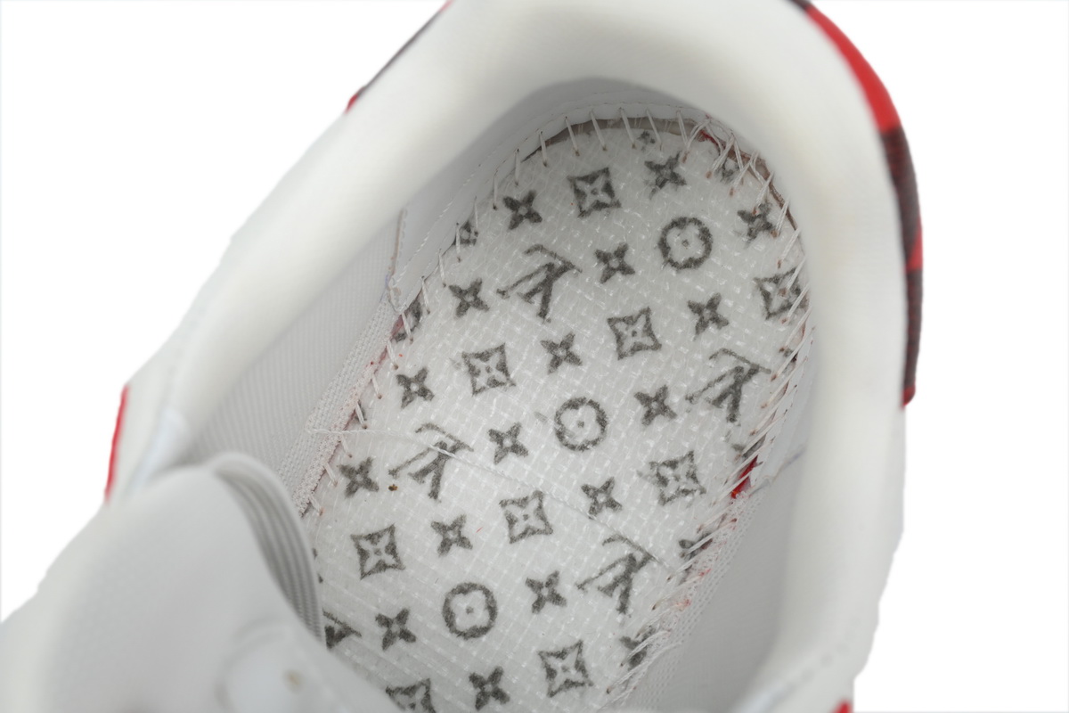 Louis Vuitton Trainer Sneaker Golf White Red