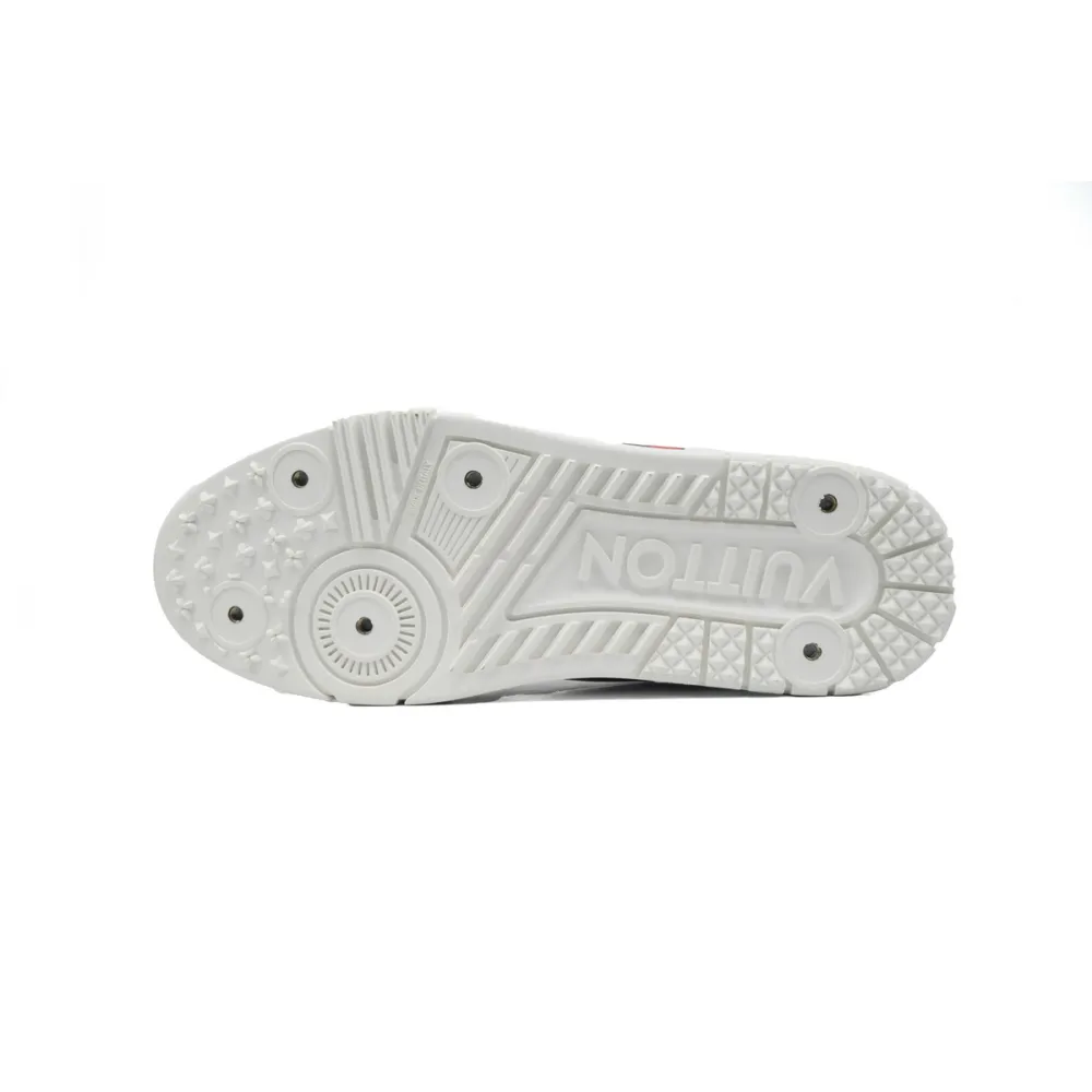 Louis Vuitton Trainer Sneaker Golf White Red