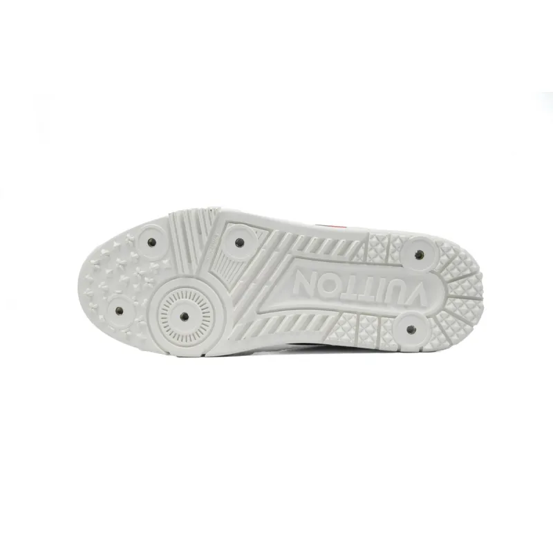 Louis Vuitton Trainer Sneaker Golf White Red