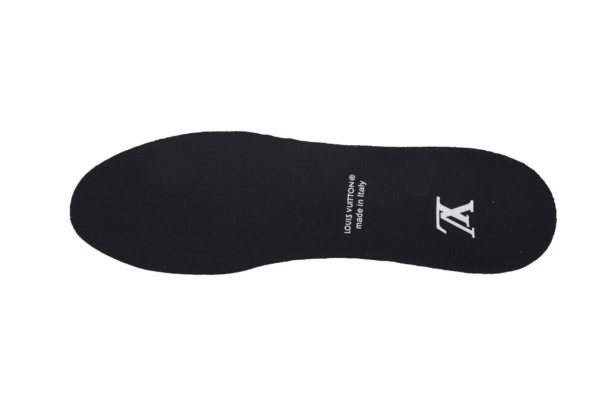 Louis Vuitton Trainer Sneaker Half Alligator Leather Black