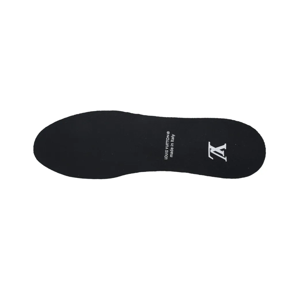 Louis Vuitton Trainer Sneaker Half Alligator Leather Black