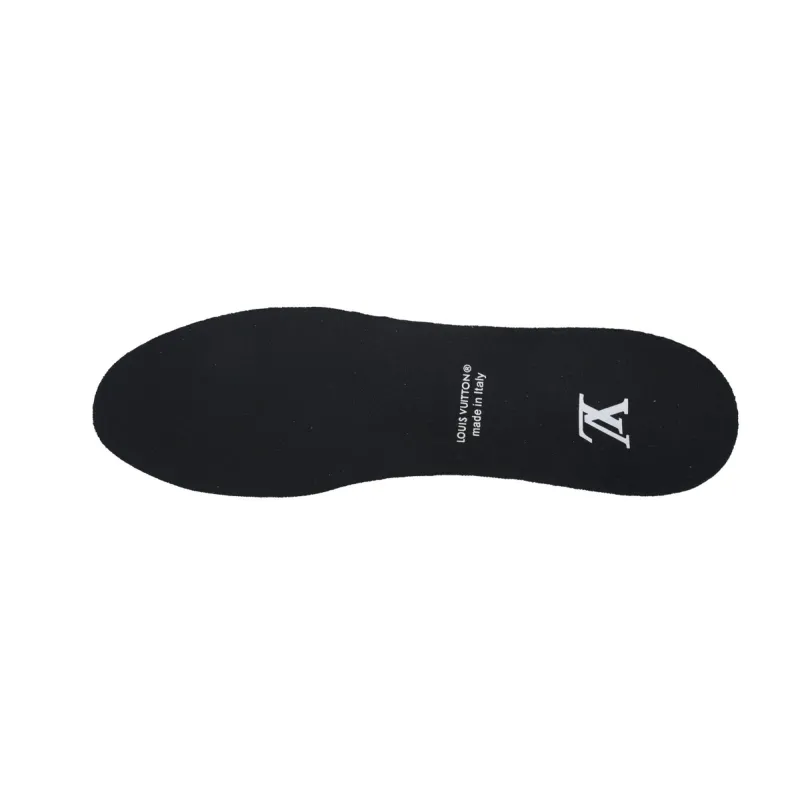 Louis Vuitton Trainer Sneaker Half Alligator Leather Black