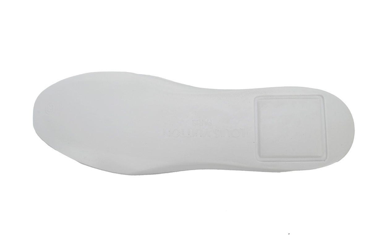 Louis Vuitton Trainer Sneaker Half Alligator Leather White