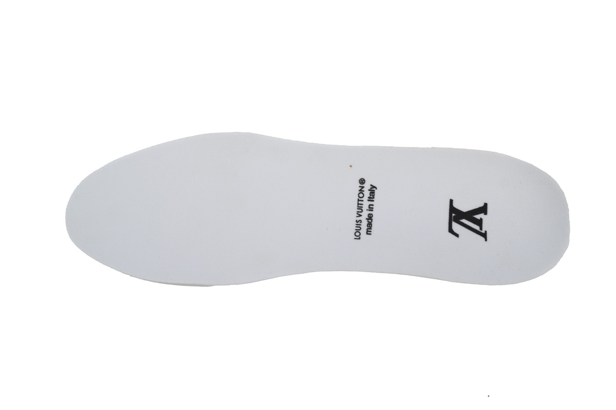 Louis Vuitton Trainer Sneaker Half Alligator Leather White