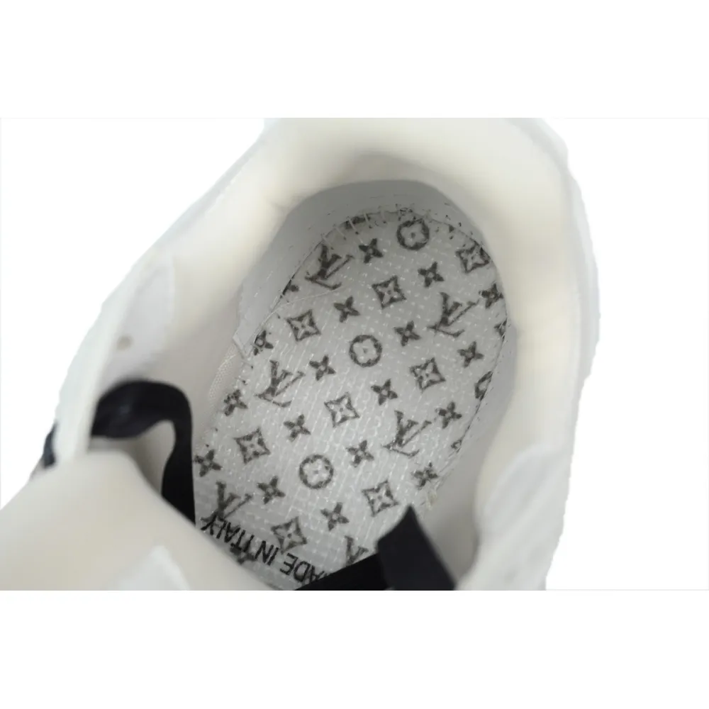 Louis Vuitton Trainer Sneaker Monogram Unisex Blended Fabrics Street Style Bi-color