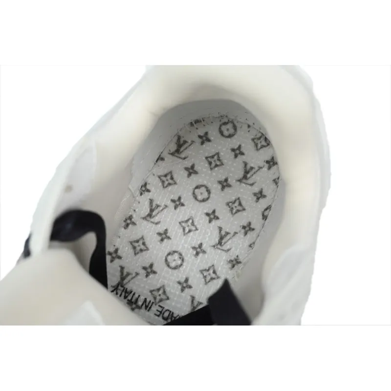 Louis Vuitton Trainer Sneaker Monogram Unisex Blended Fabrics Street Style Bi-color