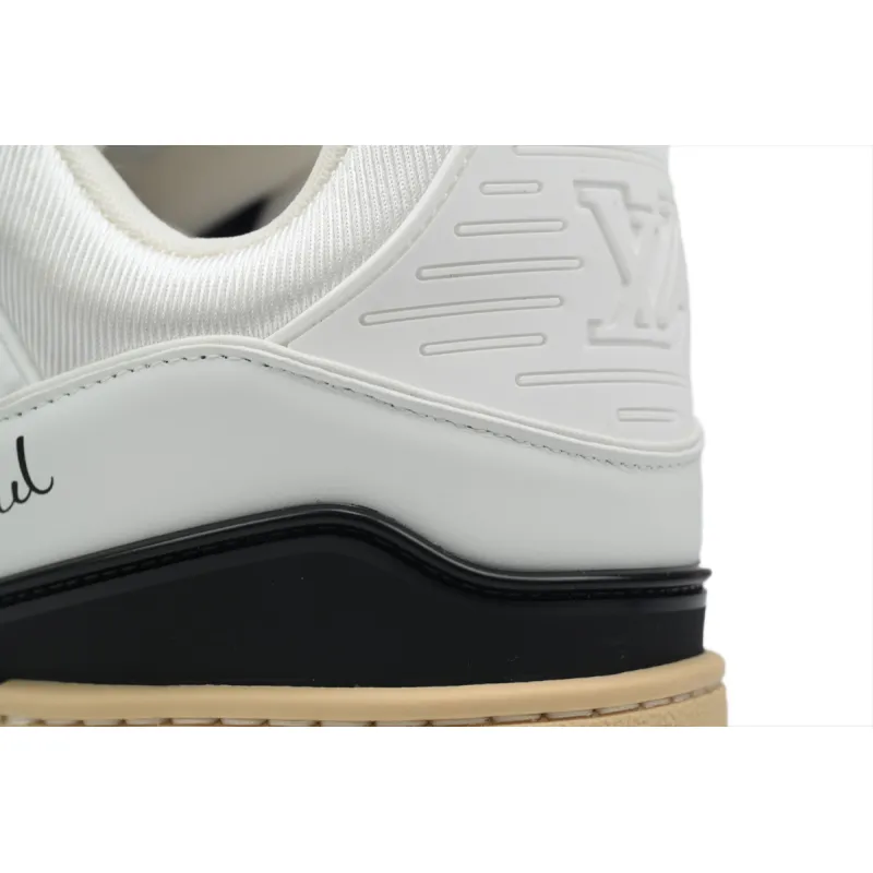 Louis Vuitton Trainer Sneaker Monogram Unisex Blended Fabrics Street Style Bi-color