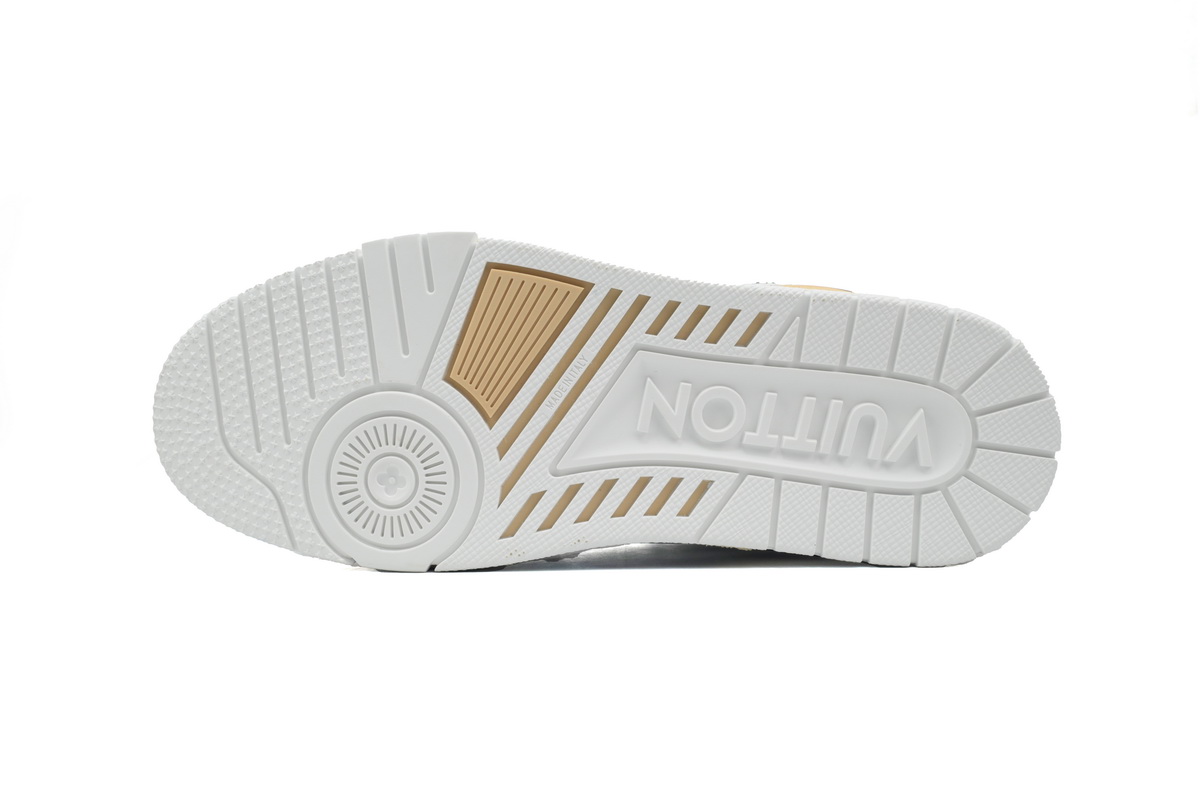 Louis Vuitton Trainer Sneaker Monogram Unisex Blended Fabrics Street Style Bi-color