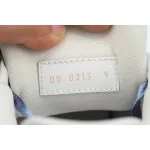 Louis Vuitton Trainer Sneaker Rendered Blue Fabric 1ACVNC