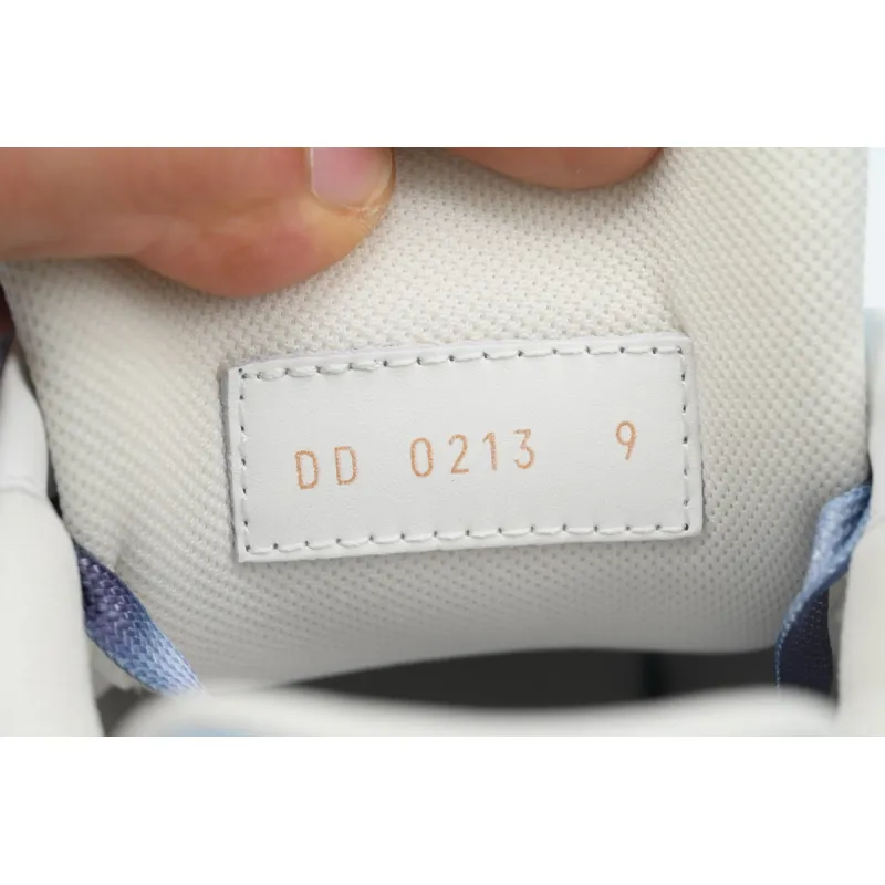 Louis Vuitton Trainer Sneaker Rendered Blue Fabric 1ACVNC