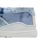 Louis Vuitton Trainer Sneaker Rendered Blue Fabric 1ACVNC