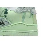 Louis Vuitton Trainer Sneaker Rendered Green Fabric 1ACVNR