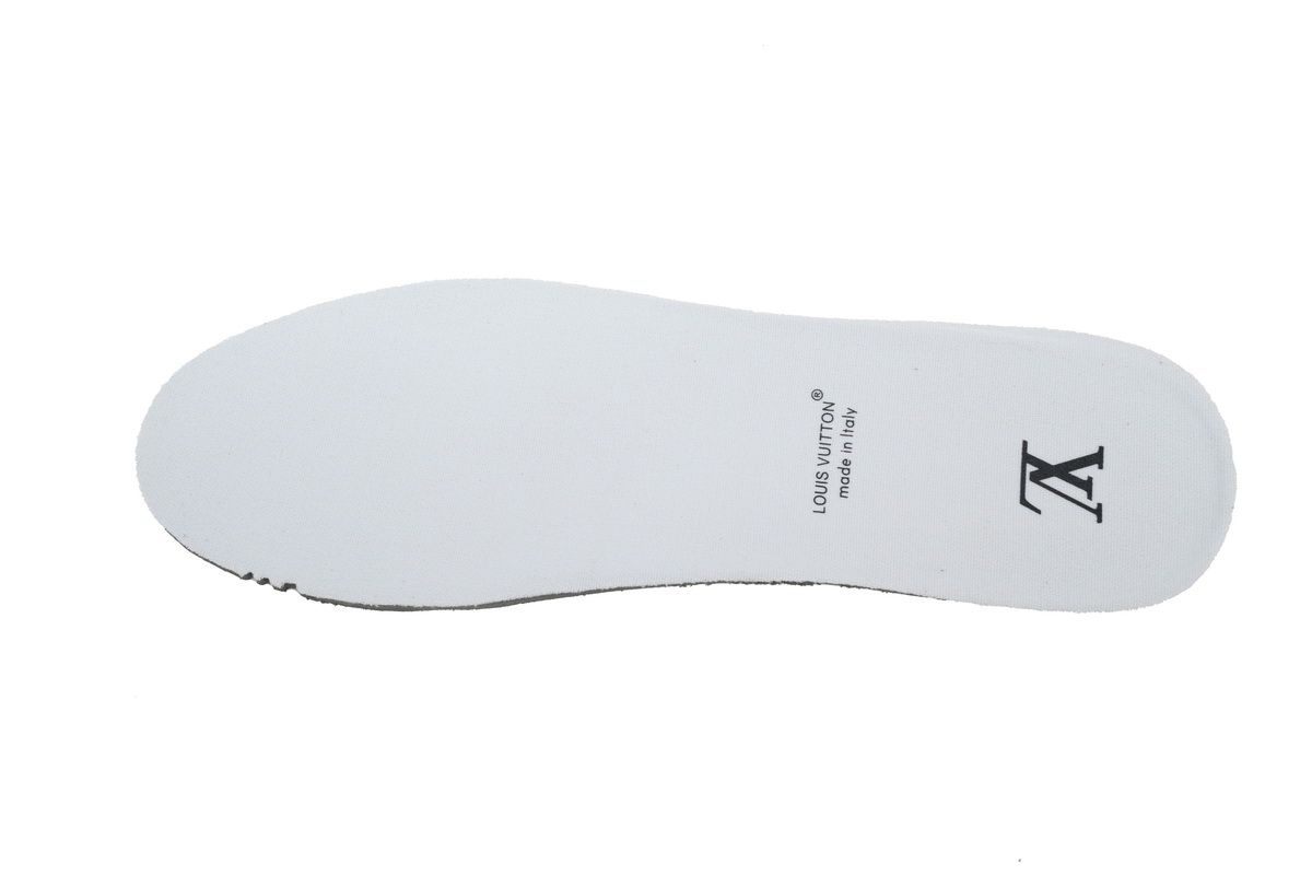 Louis Vuitton Trainer Sneaker Rendered Orange Fabric 1ACVMX